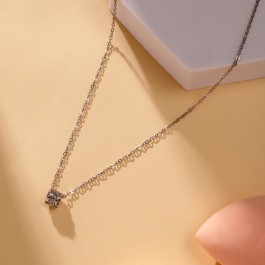 Silver Crunch Roller with Link Chain