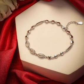 Silver Dazzling Charm Bracelet