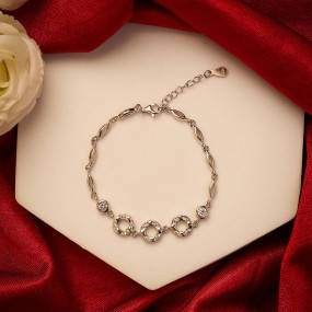 Silver Roundlock Bracelet