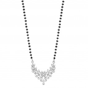 Silver Sparkle Mangalsutra