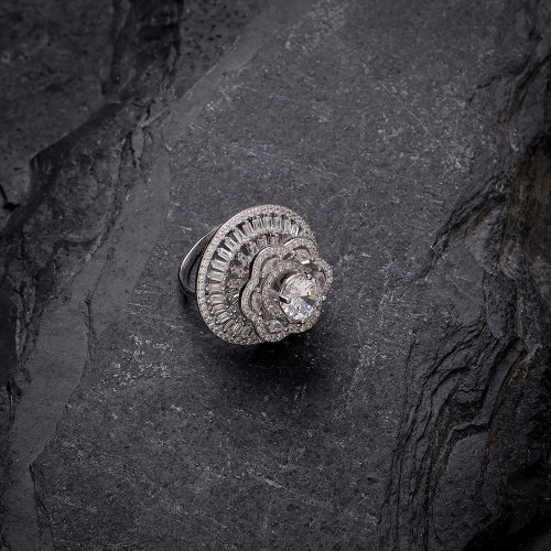 Silver Cocktail Ring