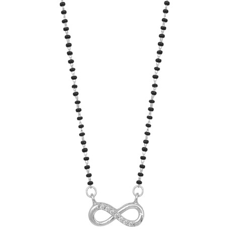 Silver Infinity Mangalsutra