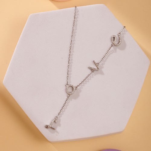 Silver Love Necklace